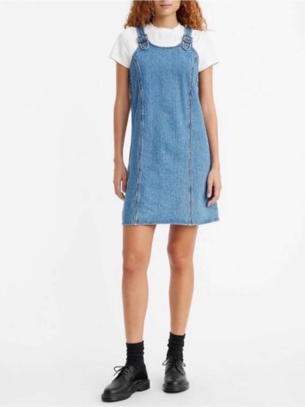 Levi’s Denim Mini Dress with Tank Straps- closet
